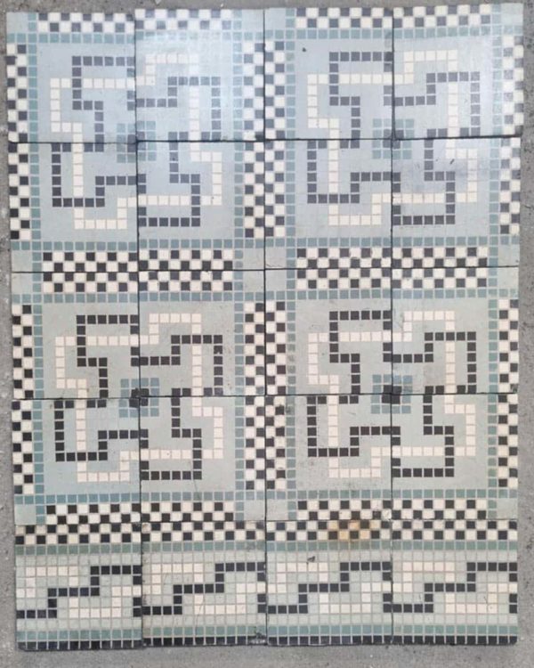 Cement tiles, mosaic pattern 1.6m² (1.6 sq. ft.)
