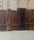 Boiserie en chêne style Louis XV, 10m linéaire