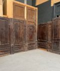 Boiserie en chêne style Louis XV, 10m linéaire