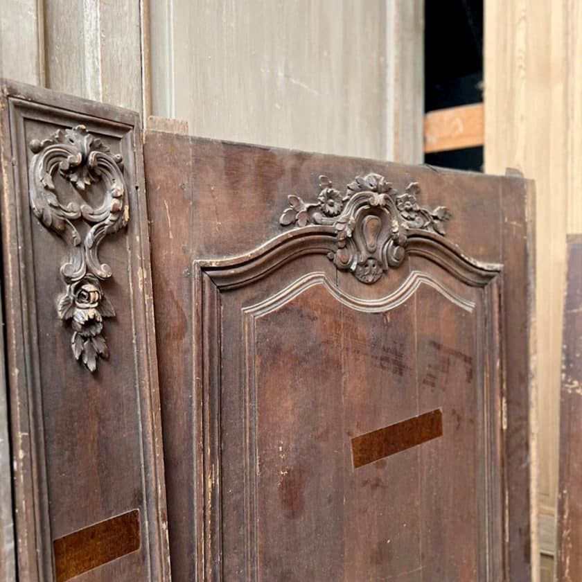 Louis XV style oak panelling, 10m linear