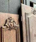 Boiserie en chêne style Louis XV, 10m linéaire