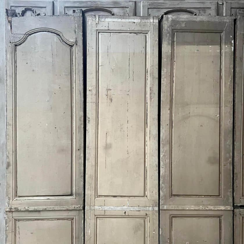 Louis XV style oak panelling, 6m linear