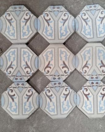 Tomettes octogonales 12m²