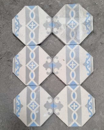 Tomettes octogonales 11,5m²