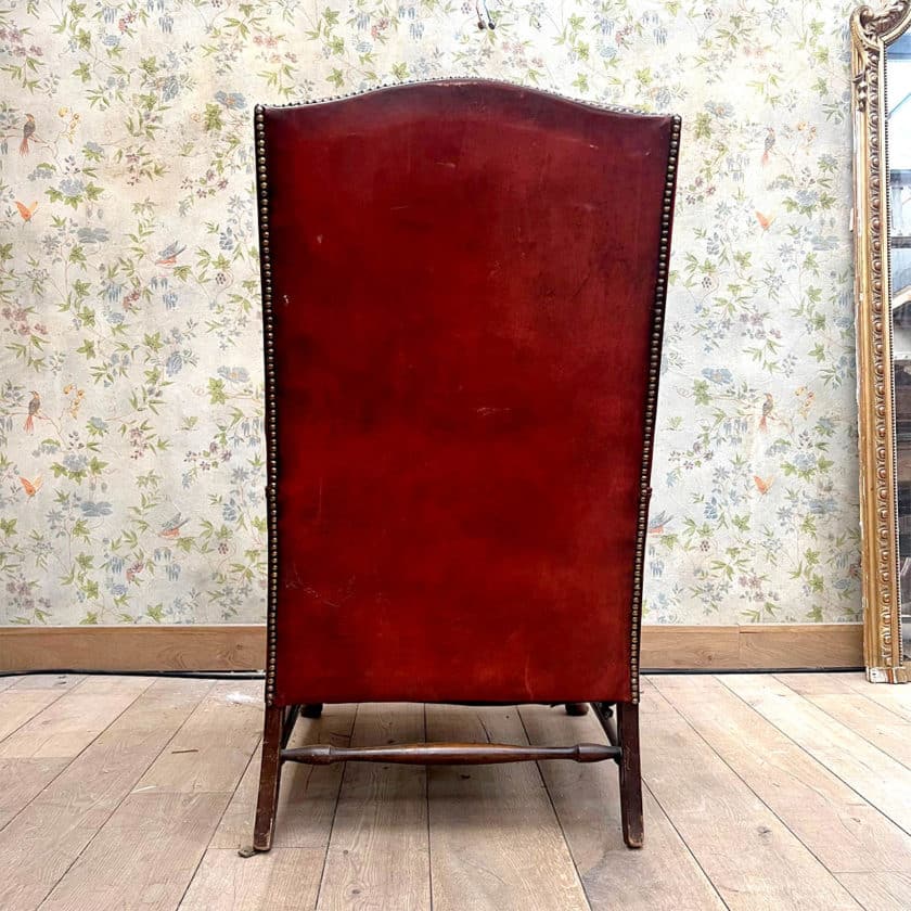 Fauteuil chesterfield Rouge