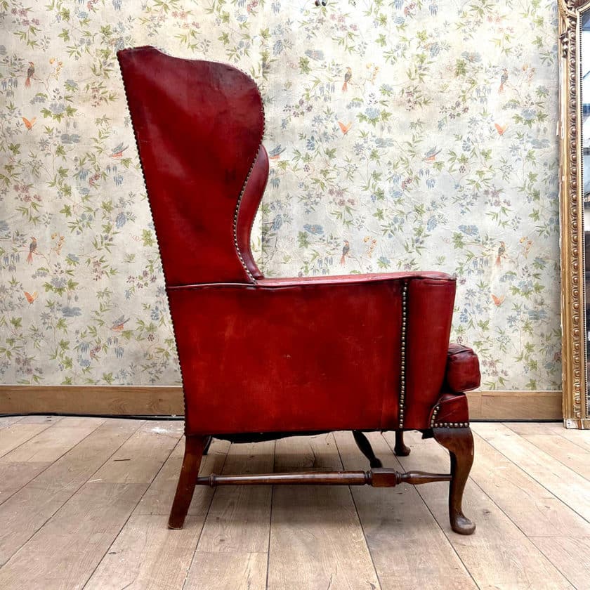 Fauteuil chesterfield Rouge