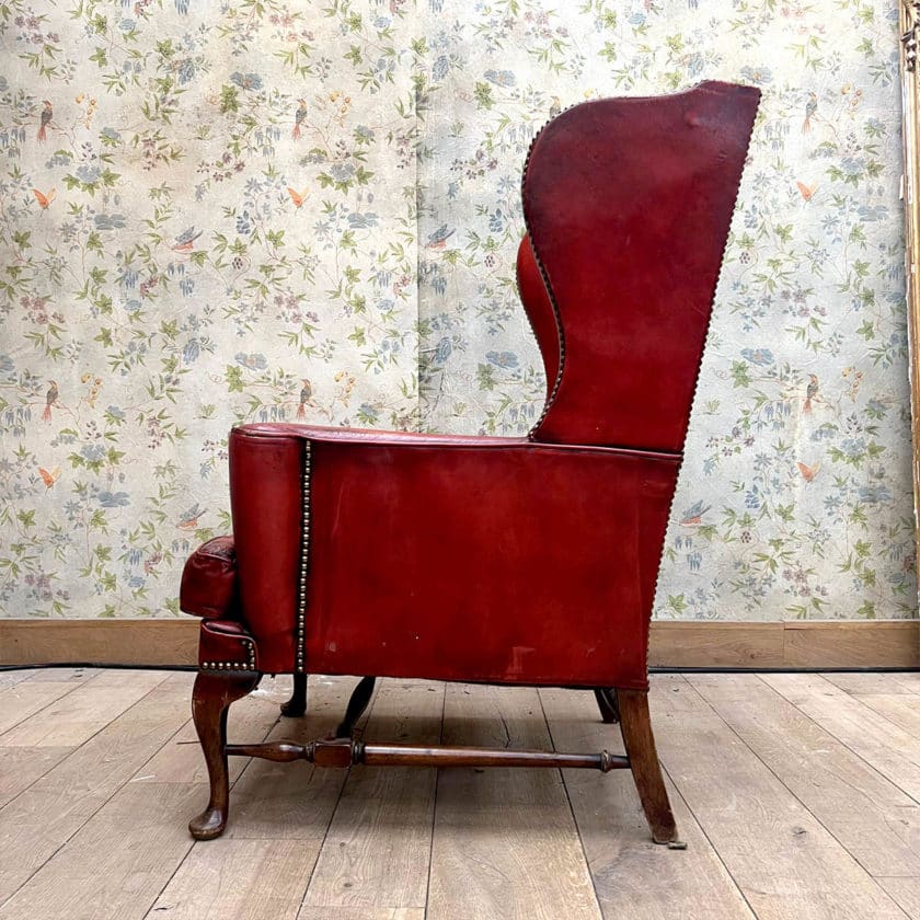 Fauteuil chesterfield Rouge