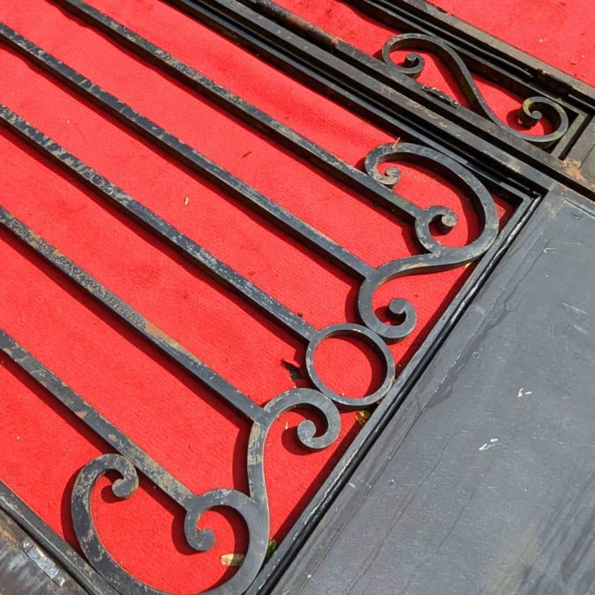 Wrought iron gate zoom