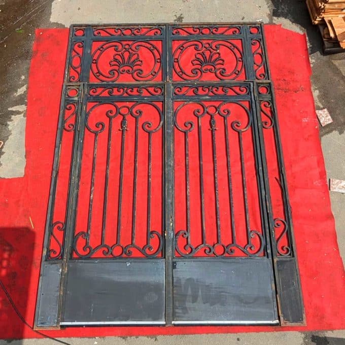 Wrought iron gates