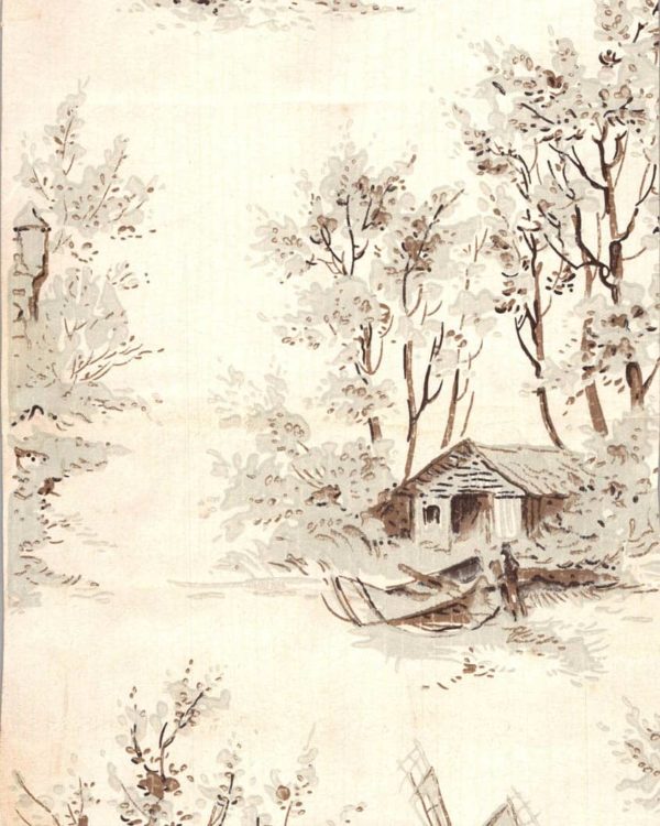 Papier peint ancien 21m²