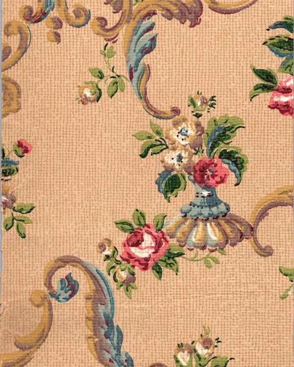12m² antique wallpaper