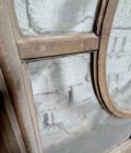 Imposte de quadriptyque à verre biseauté