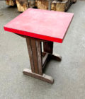 Table formica rouge 2 personnes