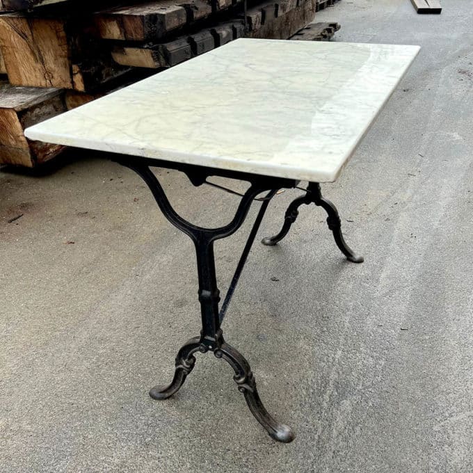 table with marble top for 4