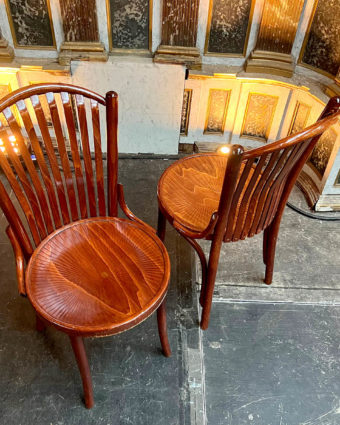 Thonet-style bar bistro chair