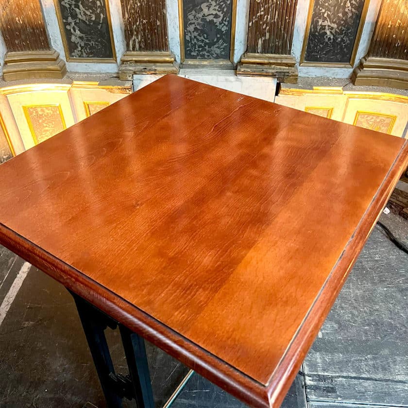 table with art deco base 2 persons