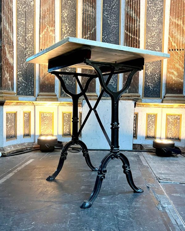 table with marble top 2 persons
