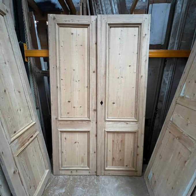 Pickled double cupboard door 117x199cm