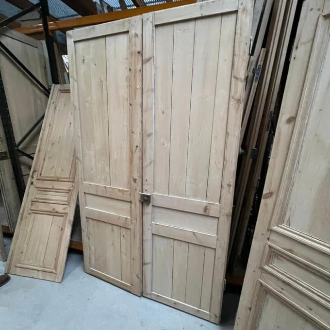 Pickled double cupboard door 146x243cm