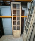 Porte vitrée décapée 63x249cm