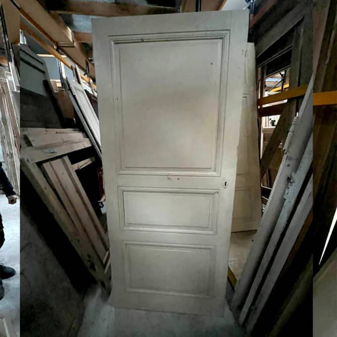 Antique cupboard door 93x214 cm