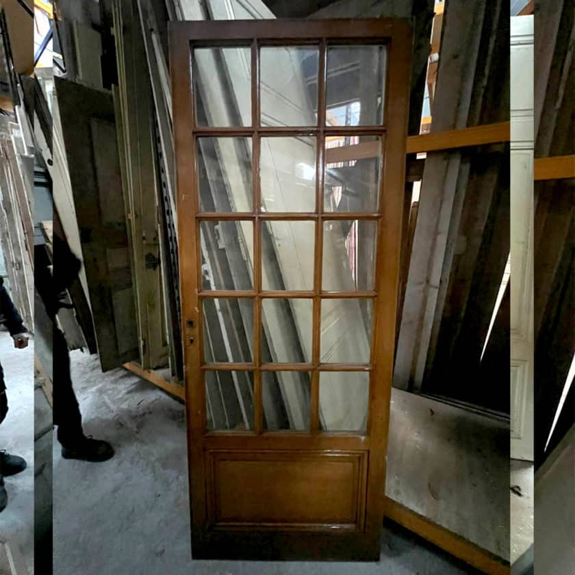 Antique glass door 82x209 cm