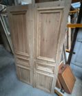 Pickled double cupboard door 126x214 cm