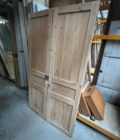 Pickled double cupboard door 126x214 cm