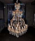 Large tassel chandelier