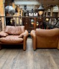 Paire de fauteuils Cassina