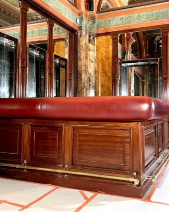Solid mahogany bar