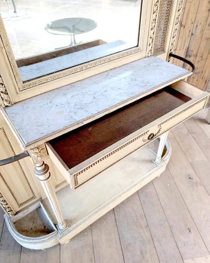 Louis XVI style coat rack details 1