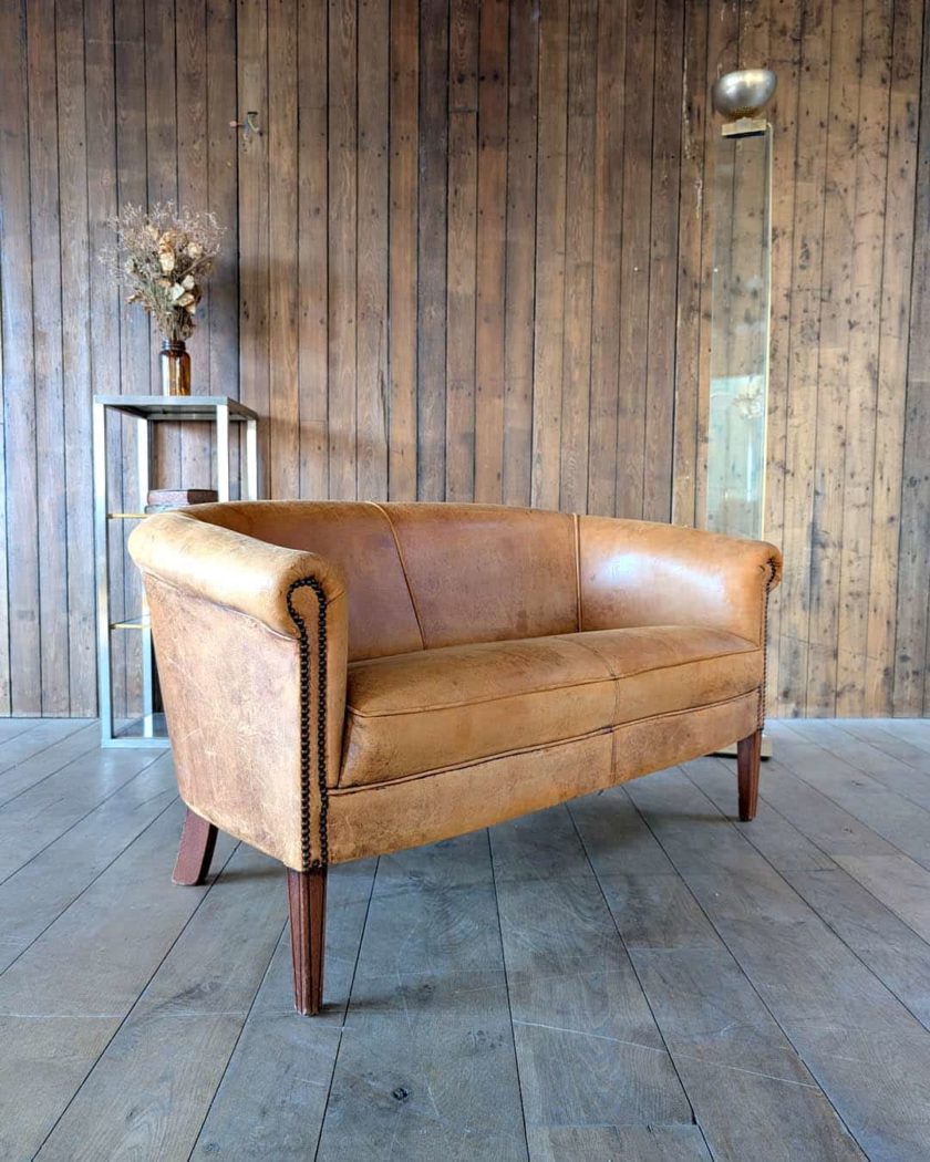 Leather bench seat