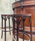 4 tabourets Baumann signé