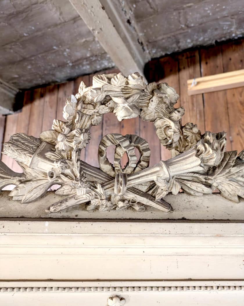 Louis XVI style coat rack top