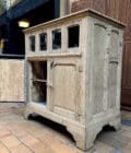 Ancien frigo en chêne décapé