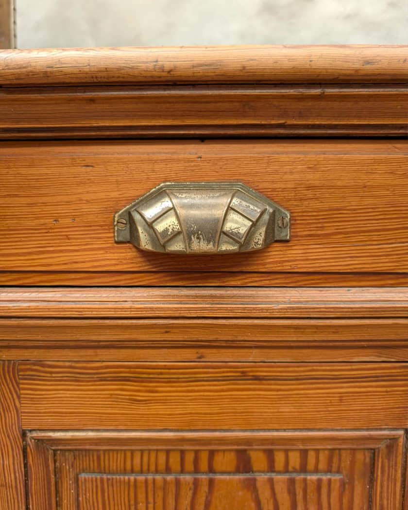 1900's pine pitch bookcase