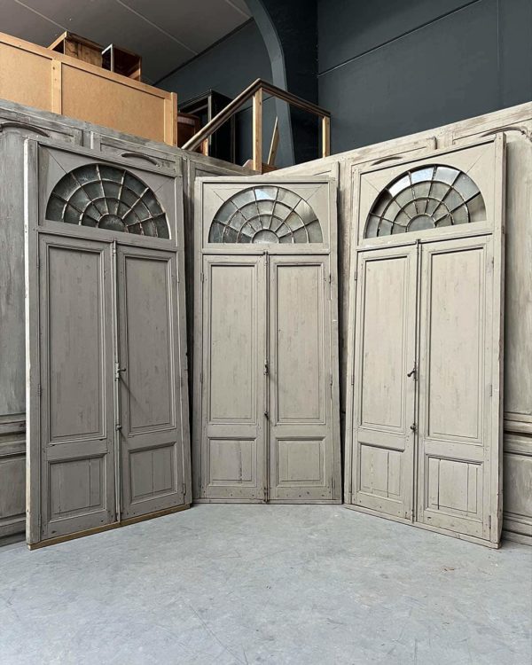 Set of double orangery doors with frame