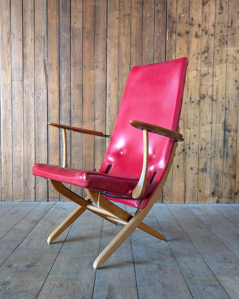 Fauteuil rouge 1960