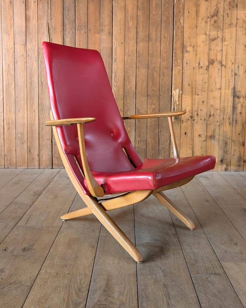 Fauteuil rouge 1960