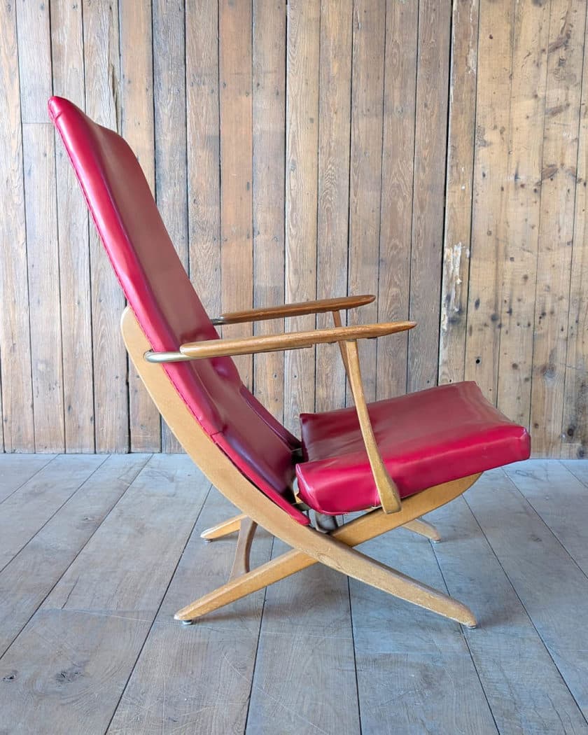 Fauteuil rouge 1960