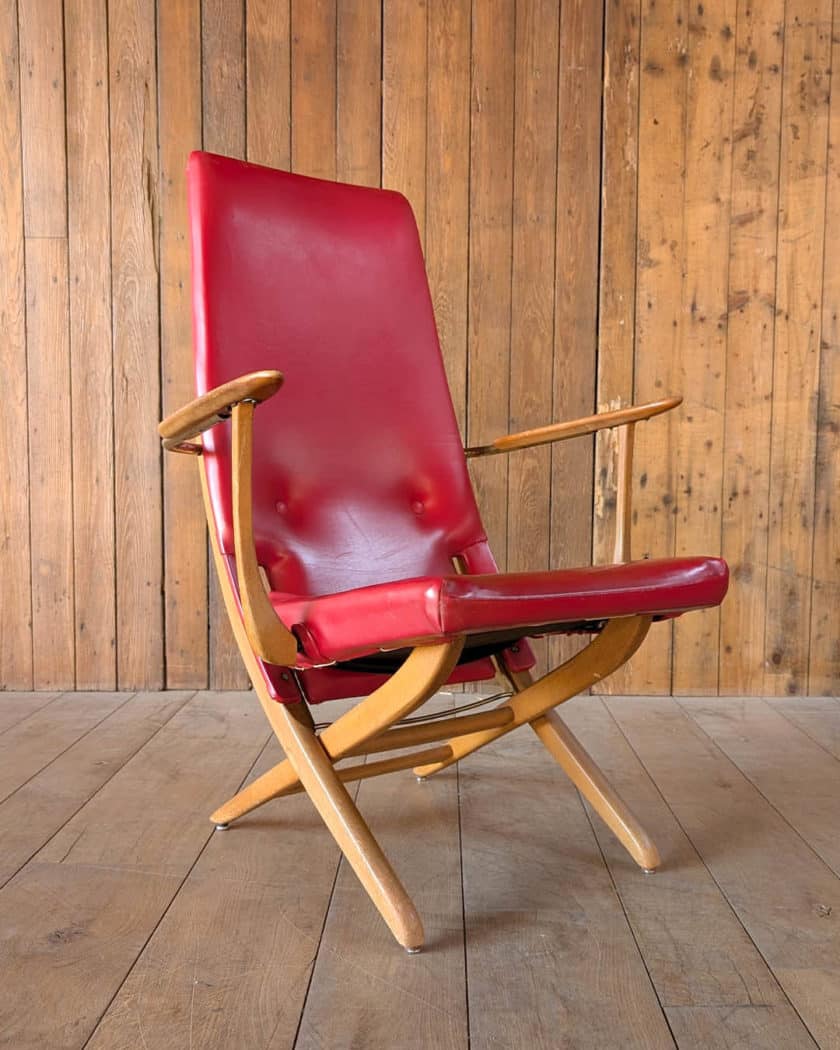 Fauteuil rouge 1960