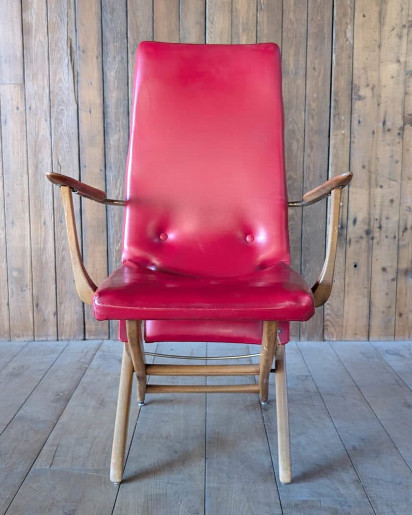 Fauteuil rouge 1960