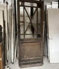 Porte d'entrée vitrée ancienne 91x228 cm
