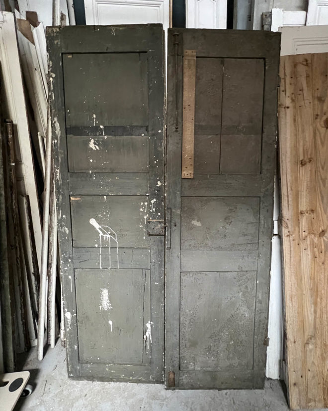 Double porte de placard 125x207 cm