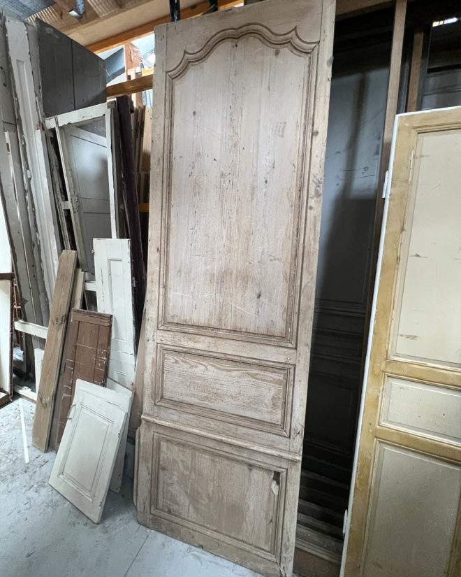 Panneau de boiserie décapée 99x272 cm