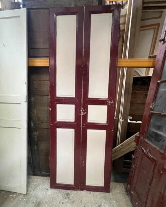 Double porte de placard 77x214 cm