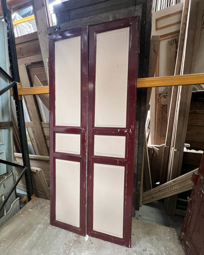 Double porte de placard 93x214 cm