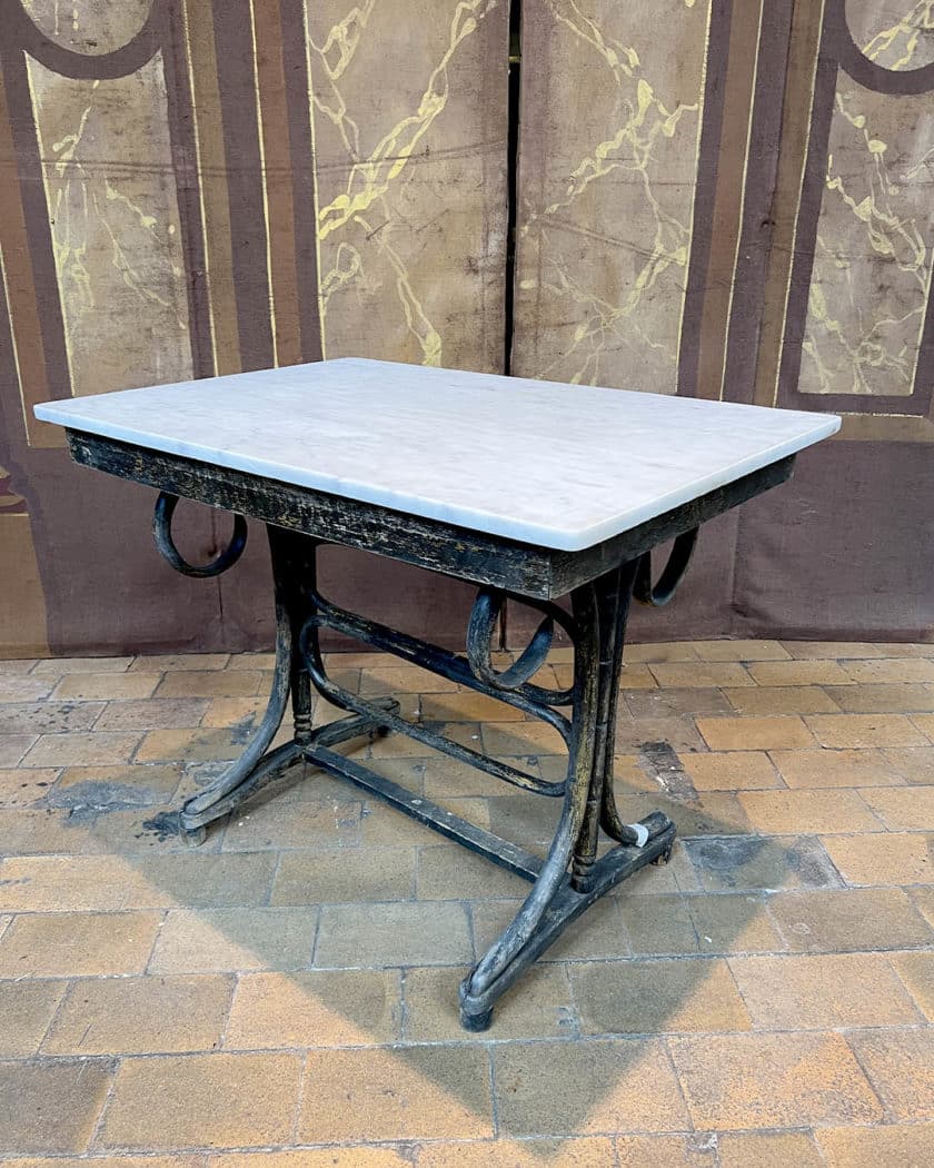 Thonet marble table set