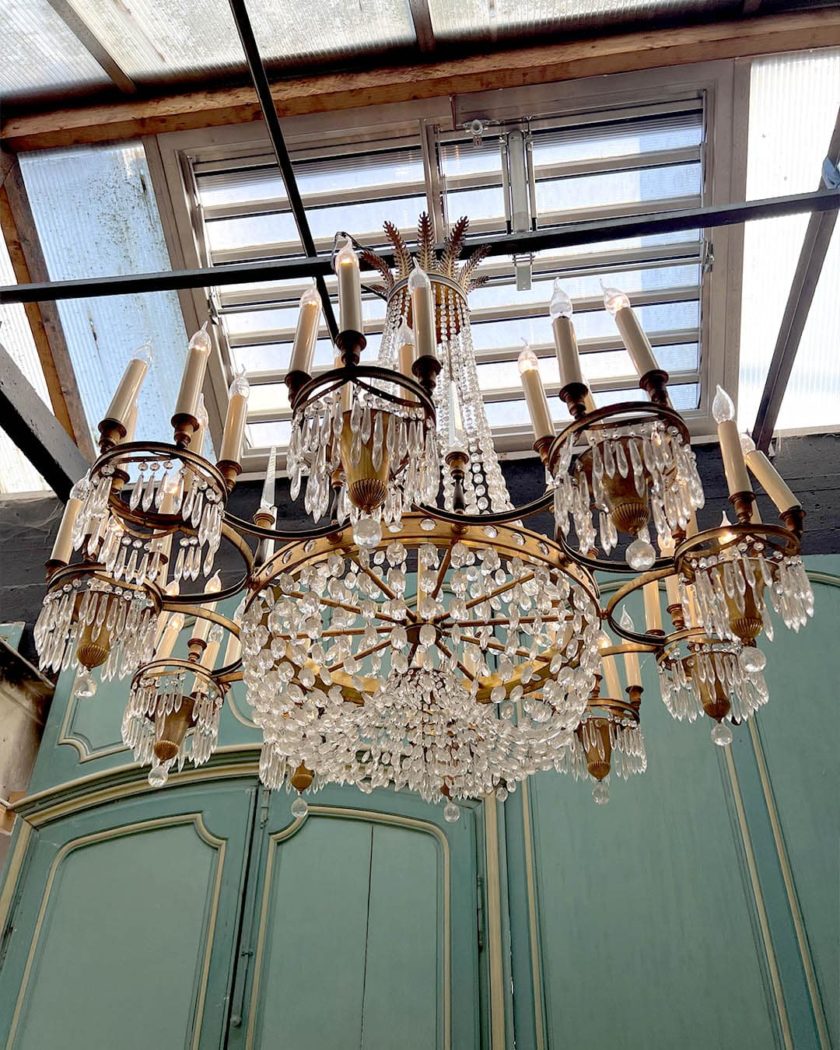 Hot-air balloon chandelier 140cm diameter